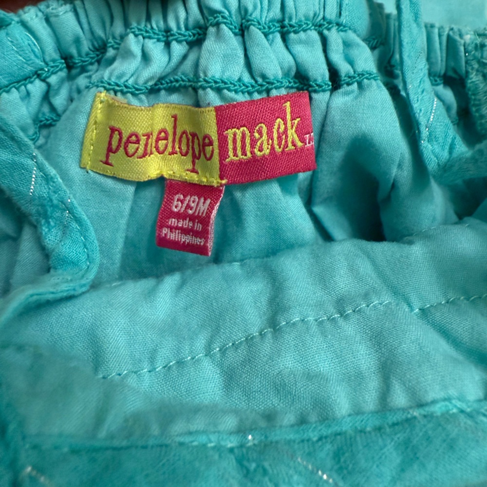 Penelope Mack Turquoise Ruffle Dress - Picture 3 of 4